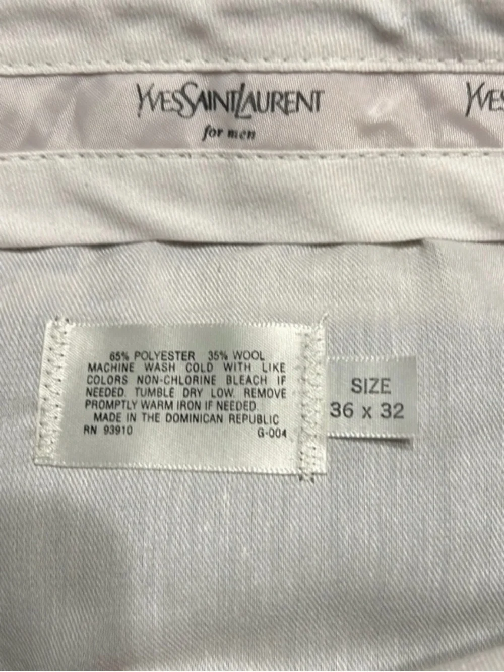 Yves Saint Laurent Men’s Dress Pants